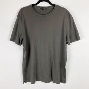 Robert Barakett Mens 3XL Brown The Barakett Tee Pima Cotton Short‎ Sleeve Shirt